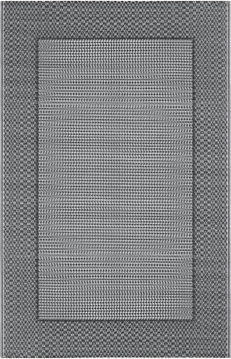 vidaXL - Buitenkleed - 190x290 - cm - PP - grijs