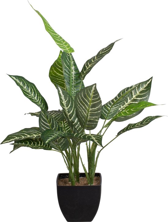 Relaxdays - Kunststoffen - Art deco Kunstplanten deals