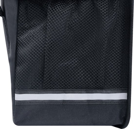 The Living Store Dubbele Fietstas 35L - 600D Polyester - 34x17x30 cm - Waterdicht - Zwart van The Living Store — afbeelding 5