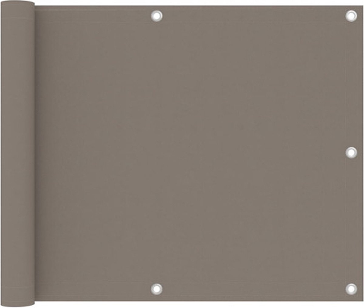 vidaXL-Balkonscherm-75x500-cm-oxford-stof-taupe