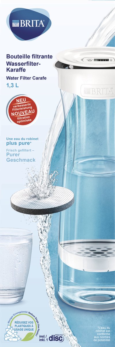 Filtre à eau Brita 3 disques pour Fill&Serve - Cartouches filtrantes -  Achat moins cher
