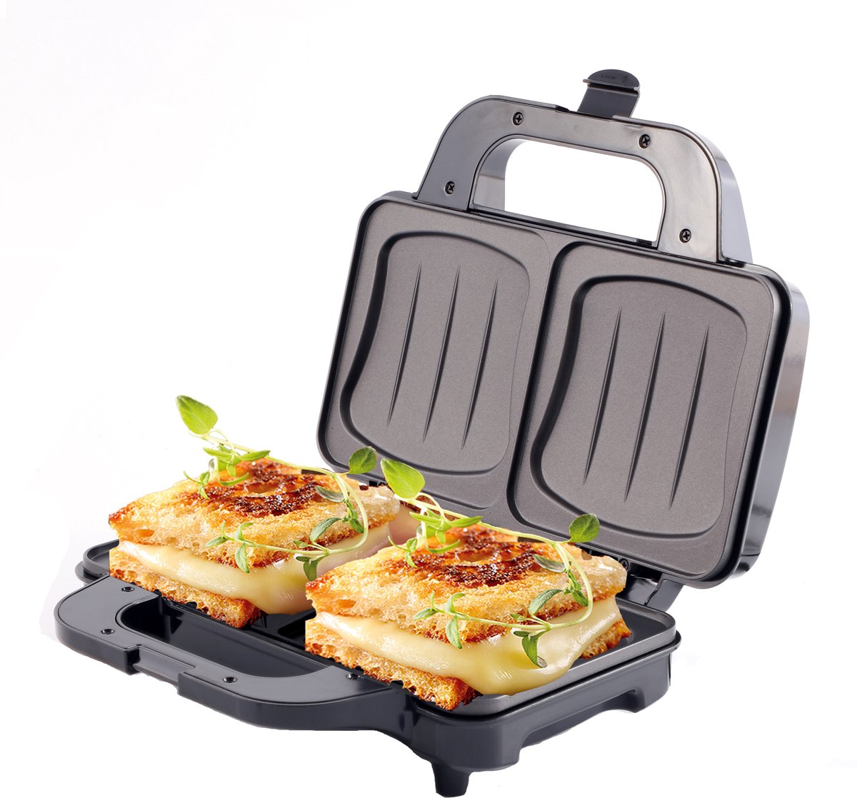 Camry Tosti-apparaat | Model CR 3054 | 1300 W | Anti-aanbak | Xtra Large
