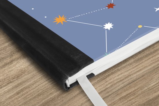 Carnet - Carnet d'écriture - Espace - Étoiles - Chambre d'enfant - Carnet - Format A5 - Bloc-notes