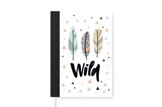 Carnet - Cahier d'écriture - Citations - Sauvage - Ressorts - Enfants - Carnet - Format A5 - Bloc-notes