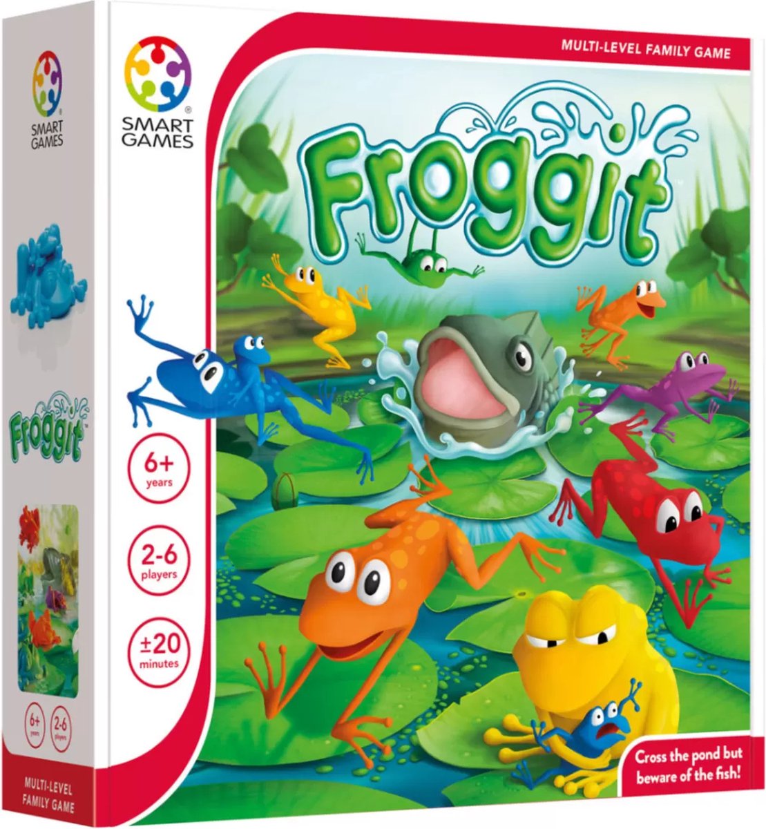 SmartGames Froggit - Strategisch Familie Bordspel - Meerdere Spelniveaus - 2 tot 6 Spelers - Vanaf 6 Jaar — afbeelding 9
