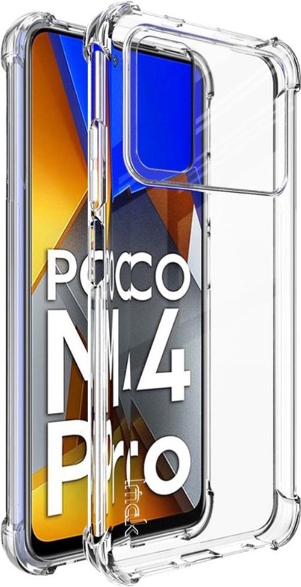 Xiaomi Poco M4 Pro 4G Hoesje + Screenprotector Transparant