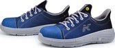 HKS Maxi Blue S3 dames werkschoenen - sneaker - veiligheidsschoenen - safety shoes - stalen neus - laag model - lichtgewicht - Vegan - blauw/zwart - maat 42