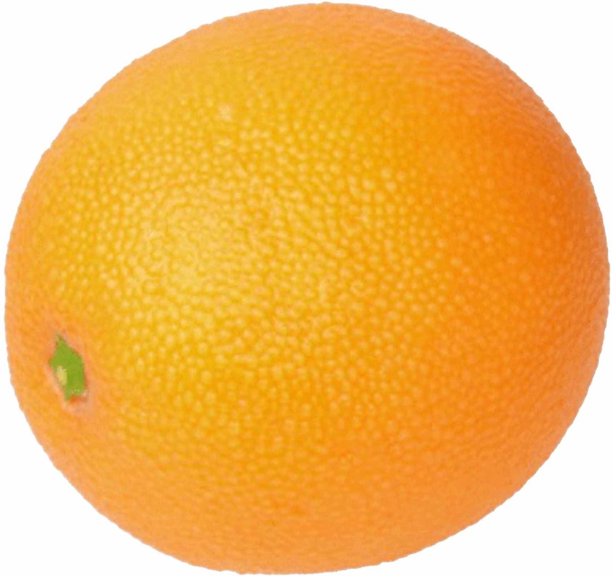Kunst sinaasappel - 8 cm - verzwaard - nepfruit - realistische decoratie - Fruitschaal - namaak fruit
