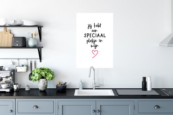 Affiche Citations - Amour - Tu as une place spéciale dans mon coeur - Proverbes - 40x60 cm