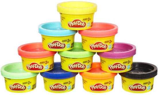 Play Doh Party Pack - Boetseerklei met 10 potjes in diverse kleuren