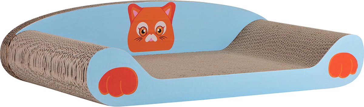 Krabmat Katten - Krabmand - katten krabplank - 60 x 27,5 x 13,5 cm - kattenspeelgoed