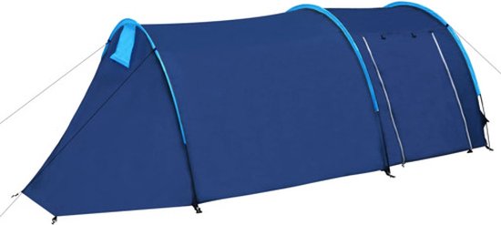 vidaXL-Tent-4-persoons-marineblauw-en-lichtblauw
