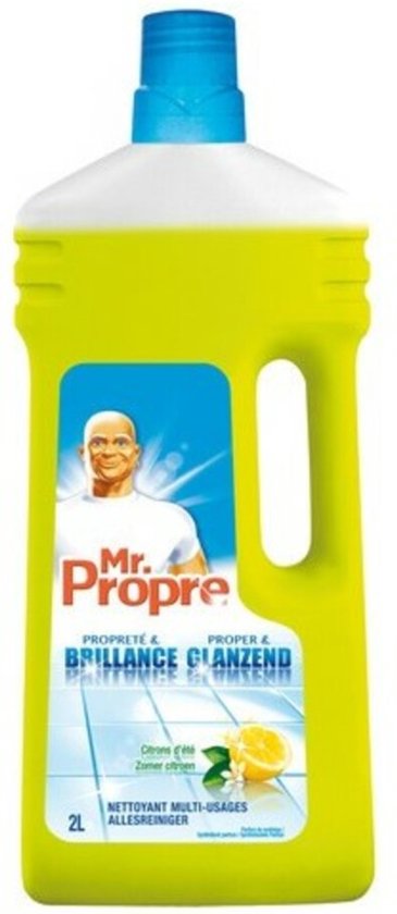 Mr Propre lessive pour nettoyant ménager, citron vert d'été, 2 l | bol