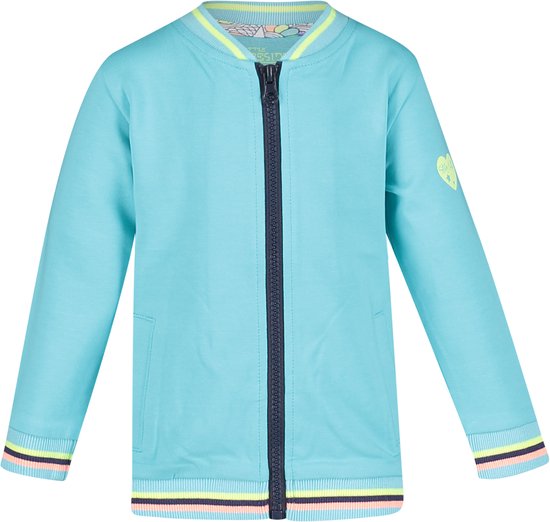 4PRESIDENT Sweater meisjes - Turquoise - Maat 74 - Meisjes trui