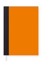 Notitieboek - Schrijfboek - Oranje - Seizoenen - Herfst - Kleur - Notitieboekje klein - A5 formaat - Schrijfblok