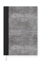 Notitieboek - Schrijfboek - Beton print - Patroon - Antiek - Notitieboekje klein - A5 formaat - Schrijfblok