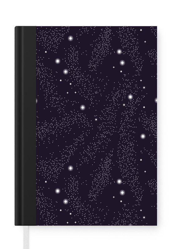Carnet - Cahier d'écriture - Espace - Ciel étoilé - Enfants - Design - Carnet - Format A5 - Bloc-notes