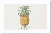 Bureau onderlegger - Muismat - Bureau mat - Ananas - Plant - Eten - 60x40 cm