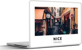 Sticker pour ordinateur portable - 15,6 pouces - France - Nice - Route - Winkel - 36 x 27,5 cm - Autocollants pour ordinateur portable - Skin pour ordinateur portable - Housse