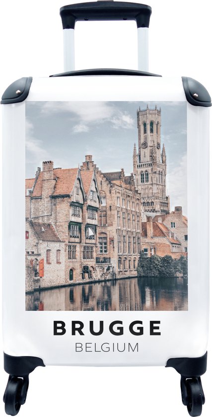 MuchoWow® Koffer - Brugge - België - Architectuur - Water - Past binnen  55x40x20 cm en... | bol.com