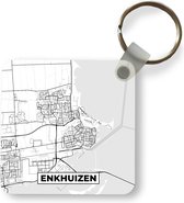 Sleutelhanger - Uitdeelcadeautjes - Enkhuizen - Kaart - Plattegrond - Stadskaart - Plastic