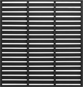 vidaXL - Schuttingpaneel - 180x180 - cm - HKC - zwart
