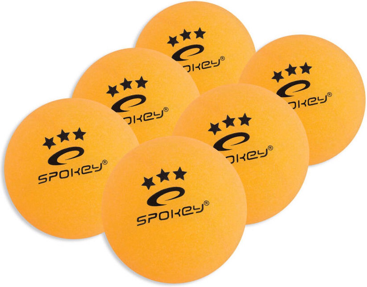 ‎Tafeltennisballen SPECIAL Spokey 6 stuks. Oranje‎