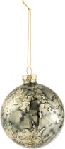 J-Line Kerstbal Antiek Glas Kaki Groen Small