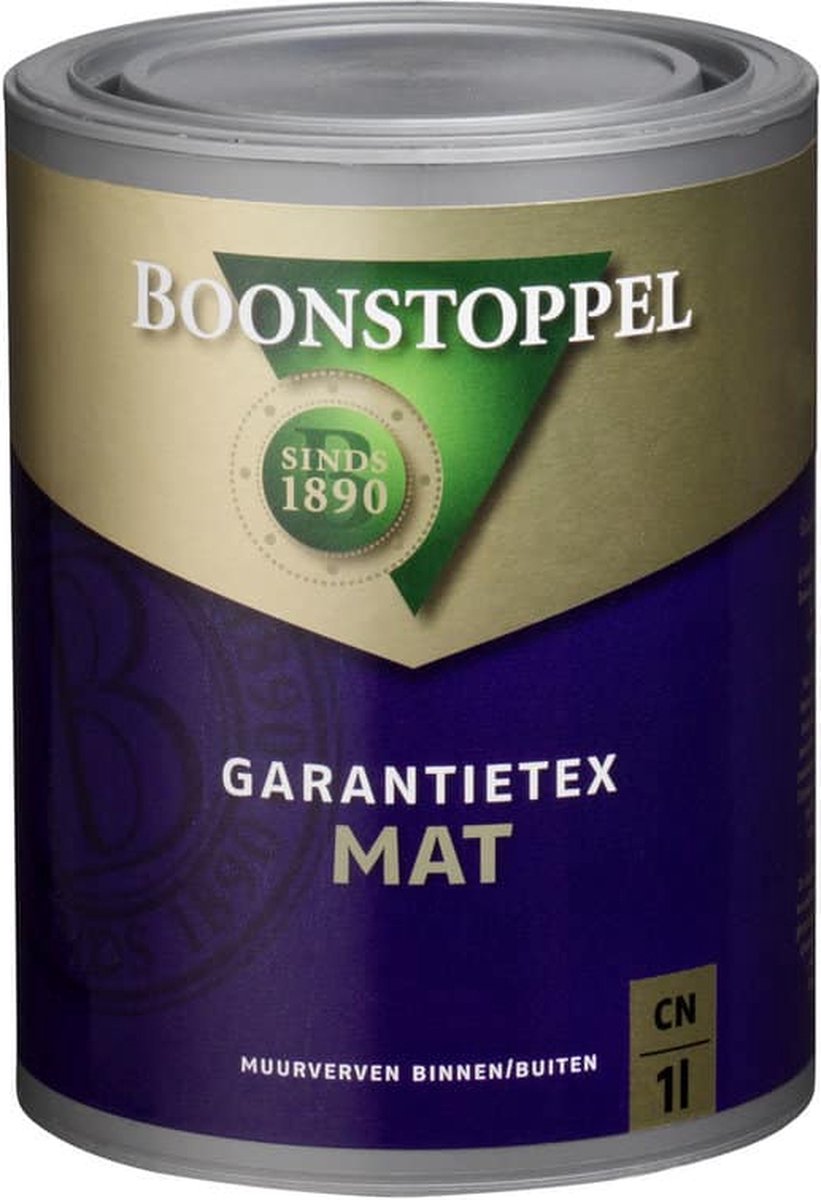 Boonstoppel Garantietex Mat 1 Liter Op Kleur Gemengd | bol.com