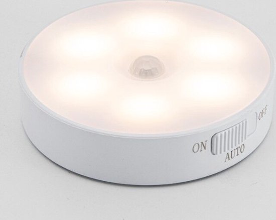Draadloze Ledlamp – Warm/Wit Licht – Draadloze Wandlamp – Draadloze Ledspot – USB Oplaadbaar – Dimbaar – Met Magneet