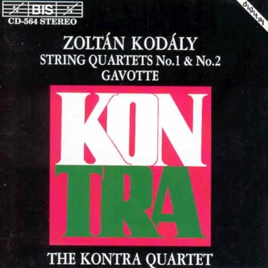String Quartet No.1 In C Minor / Kontra Quartet