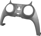 Mobigear Deco Strip - Hoesje geschikt voor Playstation 5 controller Hardcase Hoesje - Zilver