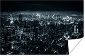 Poster Skyline - New York - Nacht - 30x20 cm