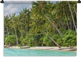 Tapisserie - Tapisserie - Palmier - Mer - Tropical - 60x45 cm - Tapisserie