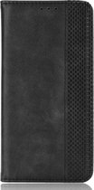 Coque OnePlus Nord 2T - Mobigear - Série Sensation - Bookcase en similicuir - Zwart - Coque adaptée pour OnePlus Nord 2T