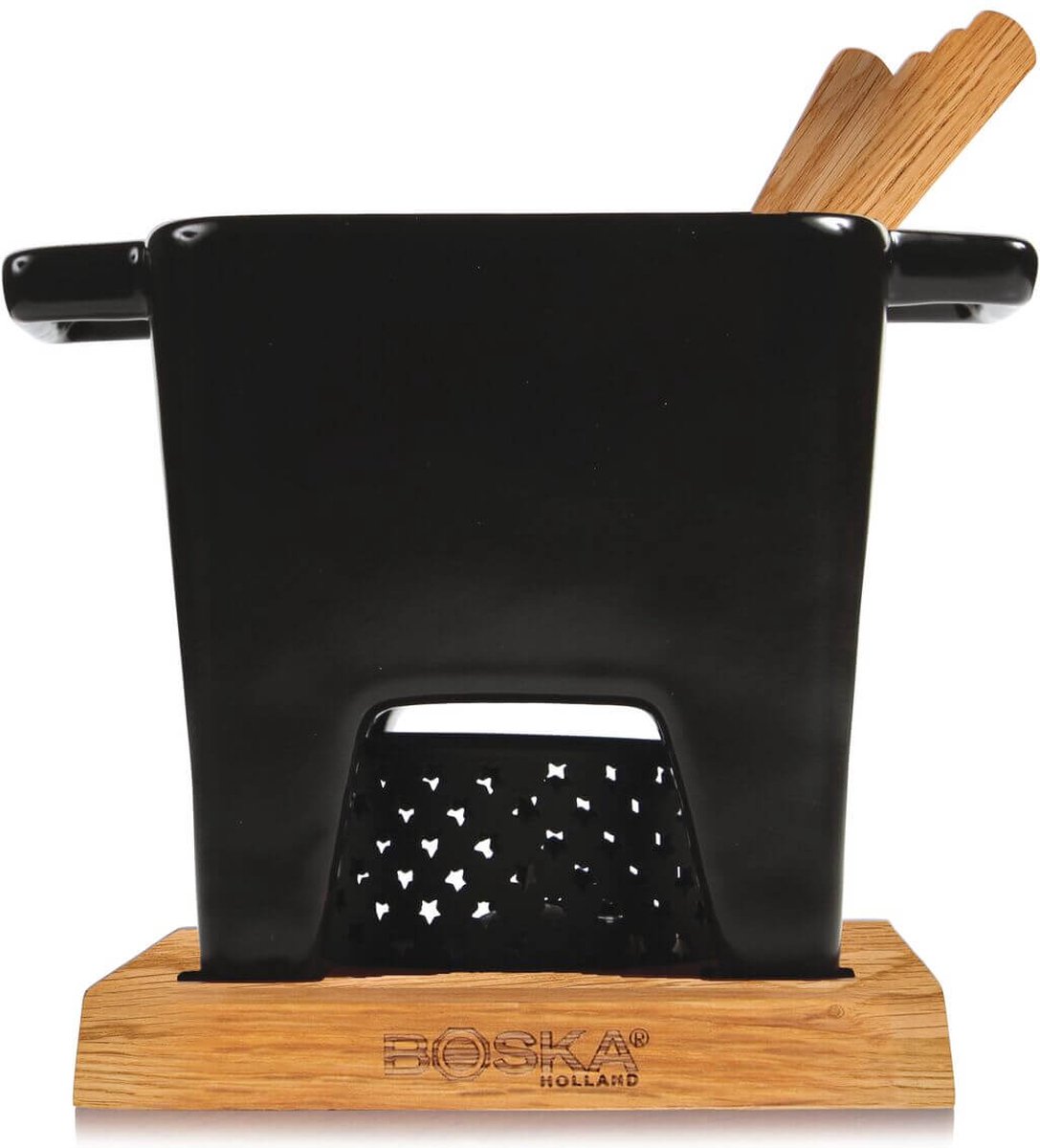 Boska Tapas Fondue Nero L - Kaas fondue - voor 350 gram Kaas - 600 ml