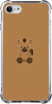 Anti Shock hybrid Case iPhone SE 2022/2020 | iPhone 8/7 TPU Silicone Hoesje met transparante rand Baby Hyena