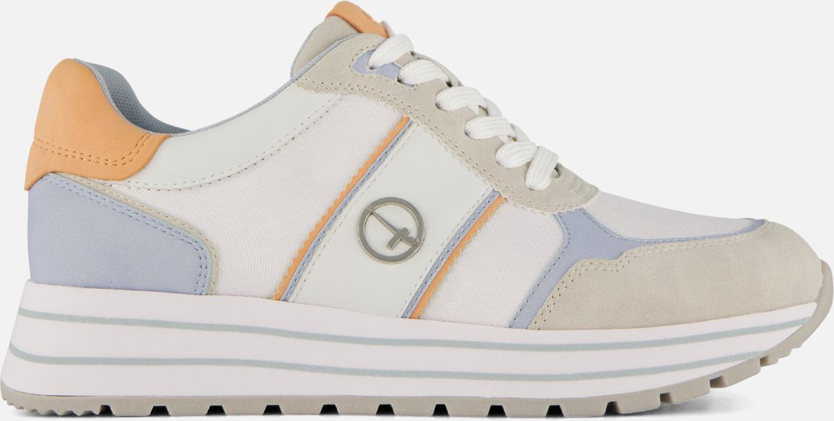 Tamaris Essentials Sneakers beige Textiel