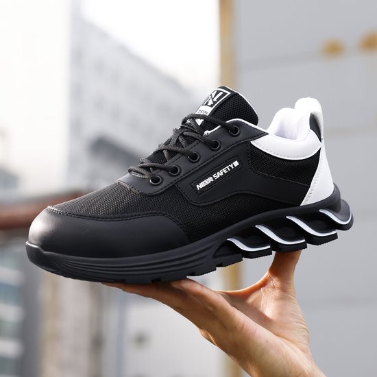 Chaussures de travail de Safety Nezr® pour femmes et hommes - Chaussures de sécurité - Imperméables/légères/élégantes/mode - Classe de sécurité S1P - Taille 38
