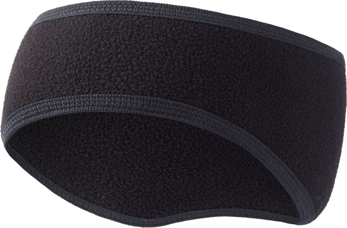 Ladeheid Herren Dames Hoofdband Oorwarmer Fleece Polyester LA-LA40-204-BA – Eén Zwart