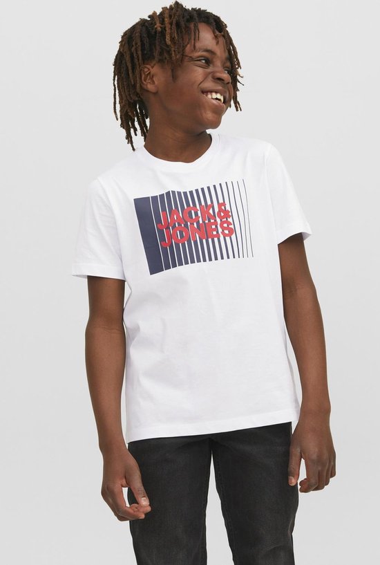 JACK & JONES JUNIOR JJECORP LOGO TEE PLAY SS O-NECK NOOS JNR Jongens T-shirt - Maat 164