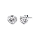 Engelsrufer Oorbellen ERE-HEART-ZI-ST - Gerhodineerd sterling zilver