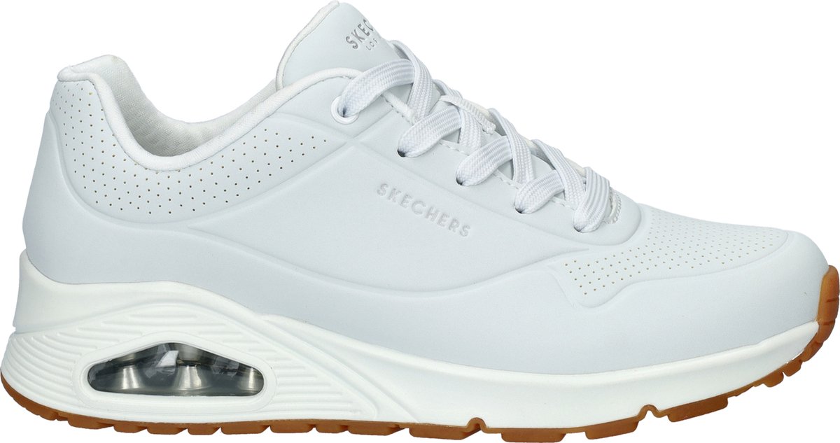 Skechers Uno Wide dames sneaker - Wit