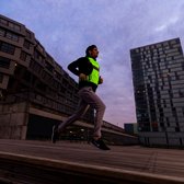X-shape Running Vest - X-vorm hardloopvest - Jogging reflectie vest Veiligheidsvest - Safety Vest - Veiligheidshesje - Hardloop veiligheidsvest - Reflecterend - Maat S