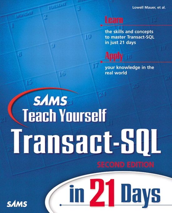 Teach Yourself TransactSQL In 21 Days - cover