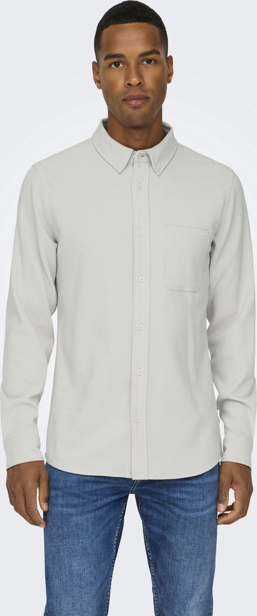 ONLY & SONS - ONSROAD SLIM STRUCTURE STRETCH LS SHIRT - Heren - Overhemden