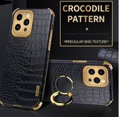 Étui robuste de Design de Luxe de modèle de crocodile de Siliconen de placage pour l'iPhone 15 Pro Max