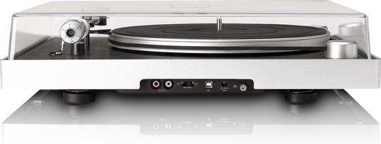 Lenco Platenspeler - Zichtbare Riemaandrijving - Ortofon 2M RED Cartridge - Lenco Expertise lijn - L-455BK - Zwart