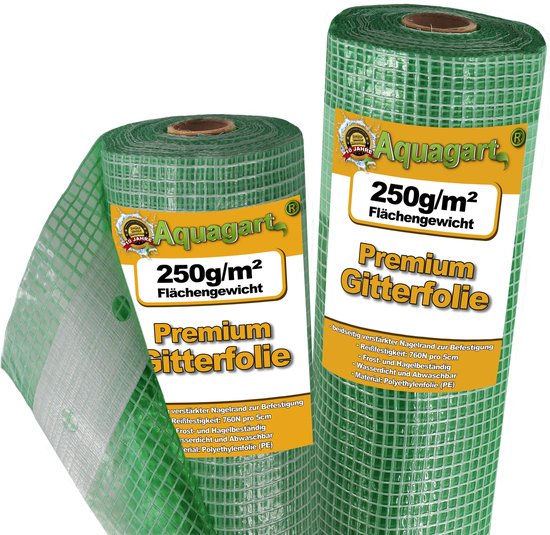 Aquagart Teichfolie PVC 5m x 4m 1,0mm Schwarz Folie für den Gartenteich