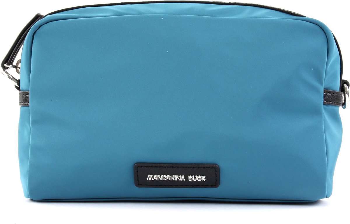 MANDARINA DUCK Cosmetische tas Schoudertas Hunter Cosmetic Pouch Colonial Blue Turquoise